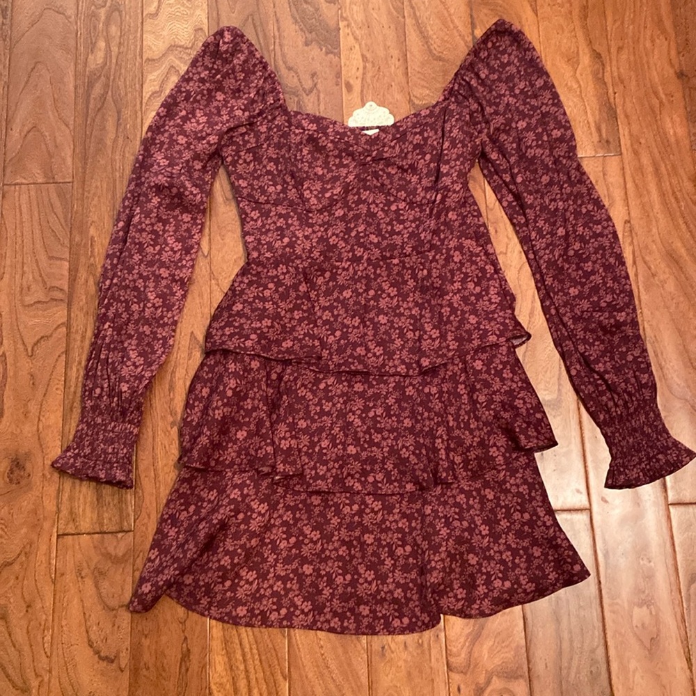 NWT Alter’d State Burgundy Dress in XS